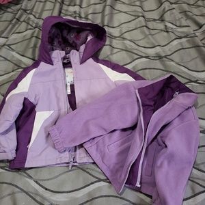 Purple 2. Way jacket.
